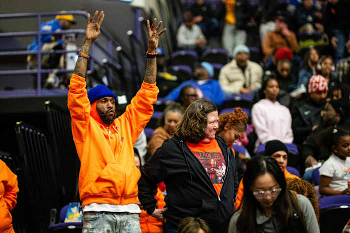 Benson Grants Pass 6A Oregon girls basketball quarterfinal 2024 Naji Saker -58